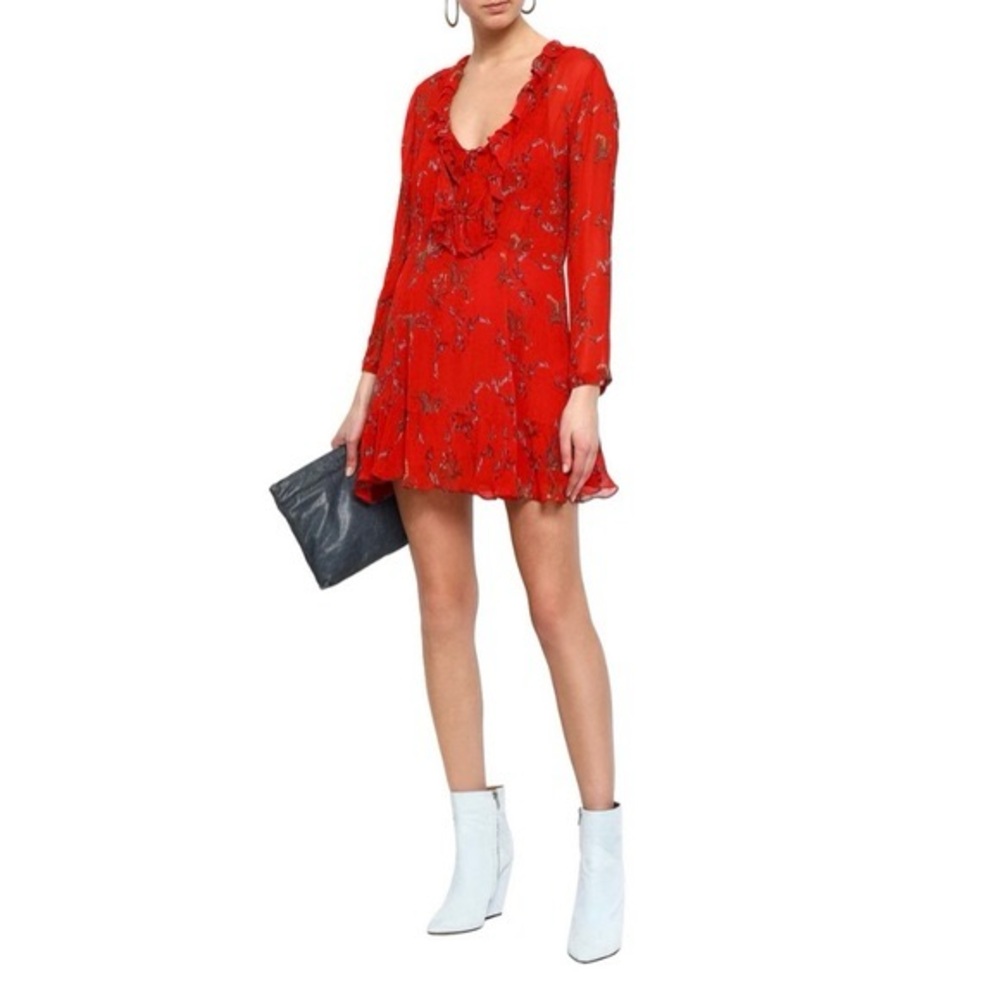 IRO ruffle dress
